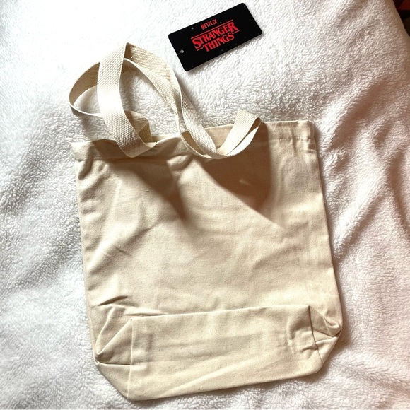 NWT Stranger Things x Netflix Hellfire Club Canvas Tote Bag - Picture 7 of 14